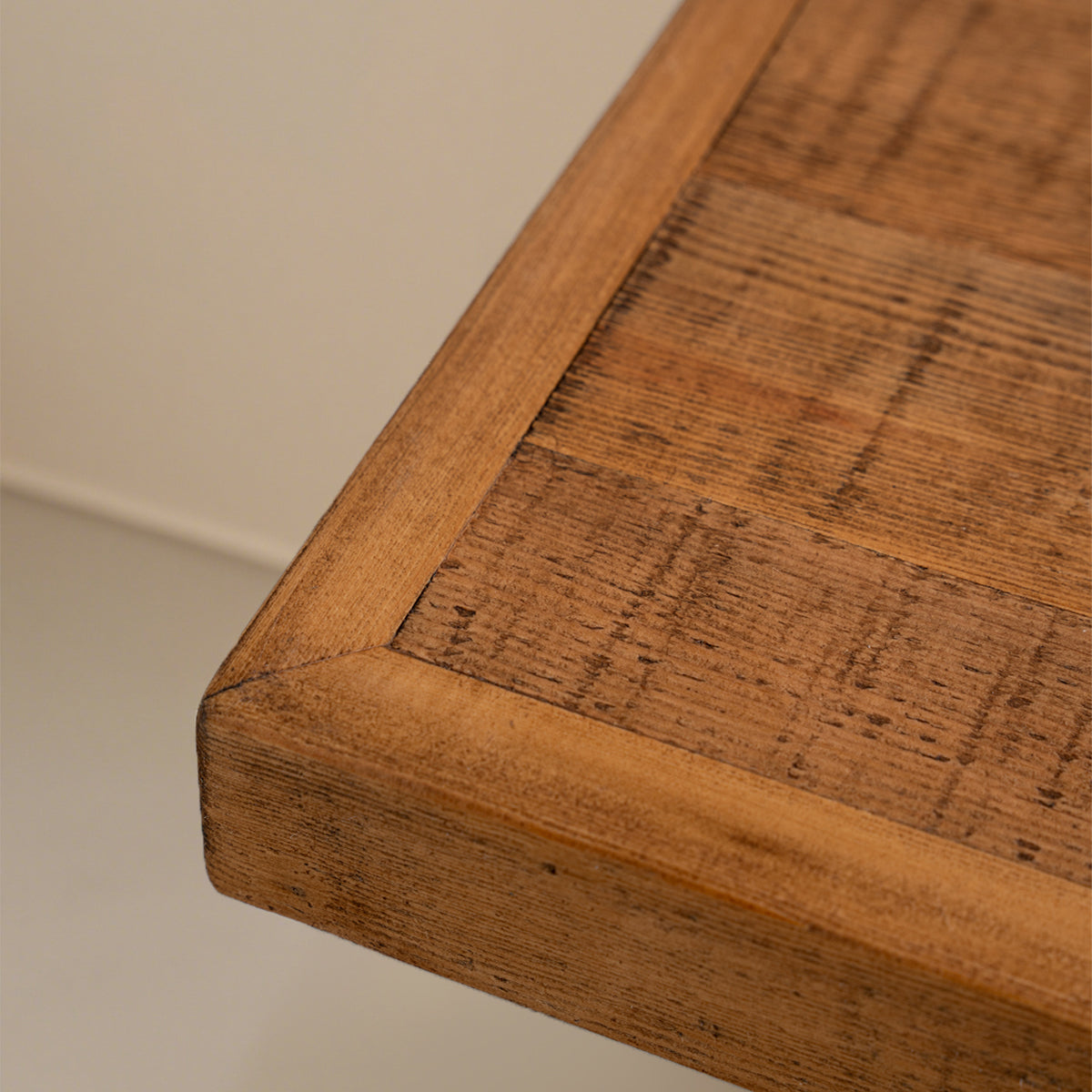 Muzilife Solid Wood Rustic End Table - 2-tier Industrial Side Table With X-frame Base